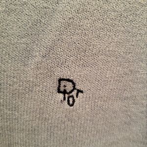 Christian Dior Women's V Neck Pullover Knit Sweater size LARGE